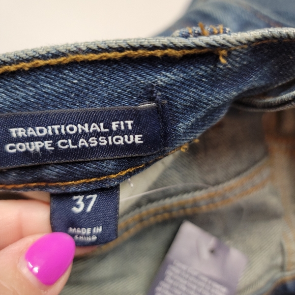 Lands End Men's Jeans sz 37 - Picture 4 of 5